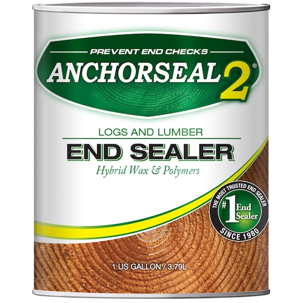 Anchorseal 2 1 GAL Wax Emulsion End Sealer, Prevent Drying Splits in